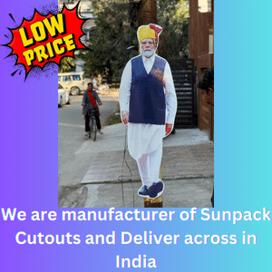 Sunpack Cutout Standee Printing Services for Election Materials